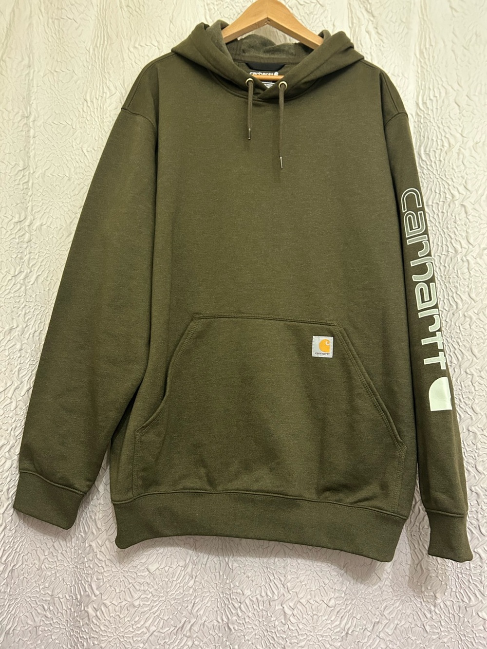 Carhartt Menβs XL Olive Green Logo Hoodie